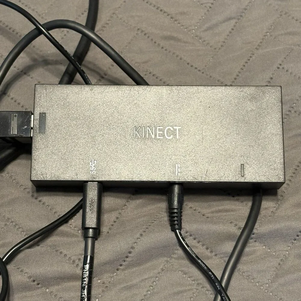 Microsoft Kinect for Xbox One Motion Sensor Model 1520 w/ PC Adapter, and Game